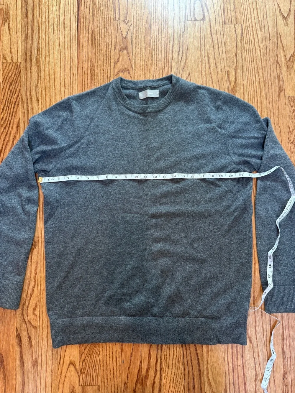 Everlane Men's Cashmere Crewneck Sweater - Charcoal Grey